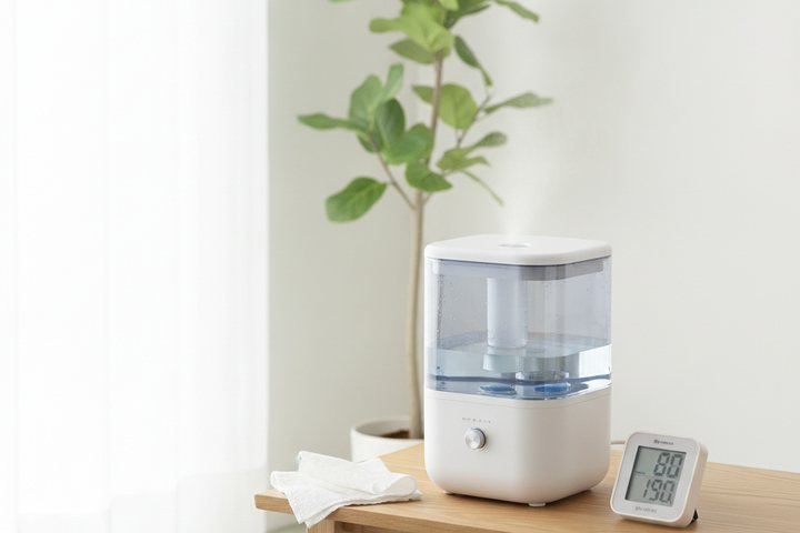 加湿器を出す前にやること——去年の汚れ、置く場所、タンクの水の扱い