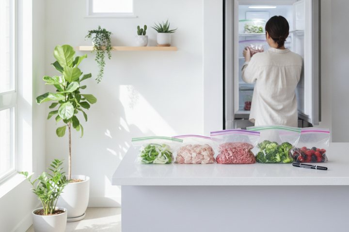 冷凍保存の基本——凍るまでの時間と、食材別の下処理・解凍